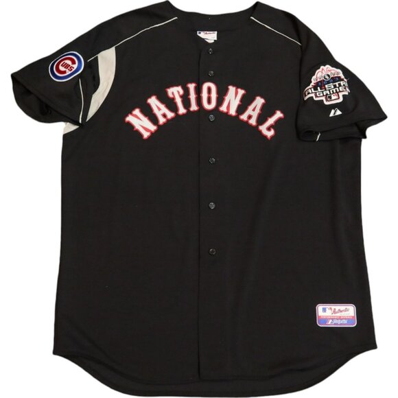 ヴィンテージ Majestic CHICAGO CUBS 36 Jersey CHICAGO CUBS #36 BATTING PRACTICE 1980s Era BLUE MESH